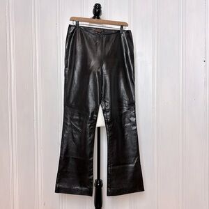 DANIER Buttery Soft Black Leather Pants